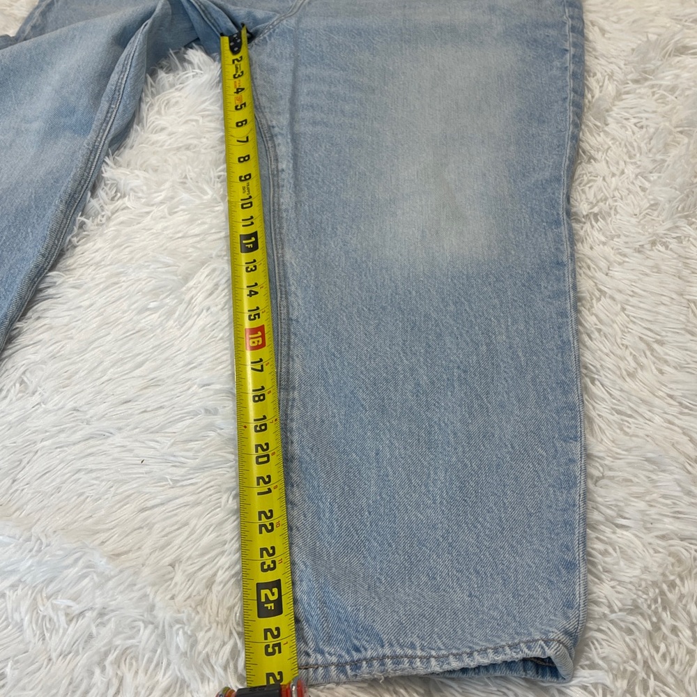 American Eagle Outfitters STRIGID Light Blue Women’s MOM Jeans SIZE 18 S - Picture 2 of 10